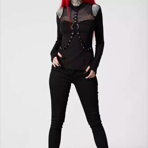 KILLSTAR O ring mesh top